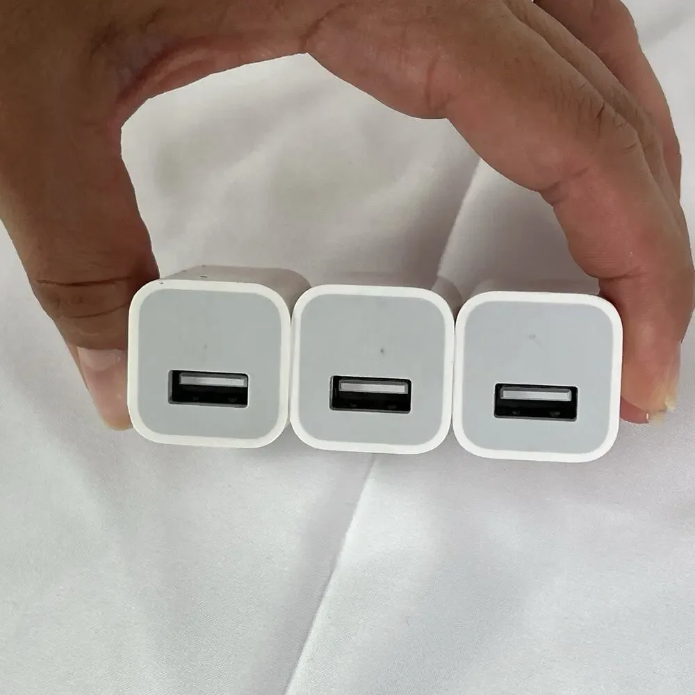 Apple USB-based Power adapter Charge iPhone iPad iPod Model A1385, Set Of 3